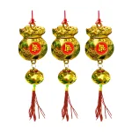 Set 3 Dây Túi Tiền Phúc Lộc Tài Treo Cây Trang Trí Tết