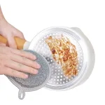 Set 3 Miếng Cọ Rửa Chén Bát Đĩa Đũa Cọ Xoong Nồi Tạo Bọt Đa Năng 12.5x2.5cm
