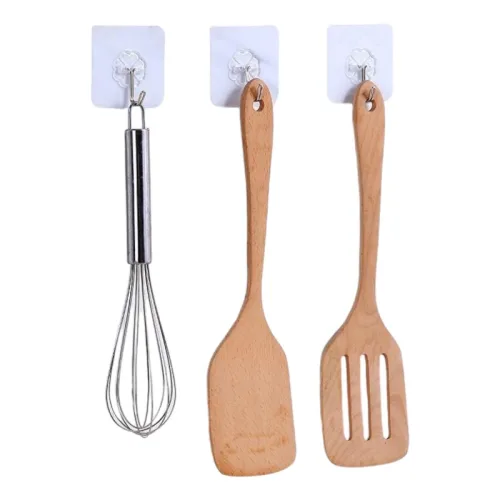 Set 3 Móc Dán Tường Chịu Lực Tiện Lợi 5.5x5.5cm