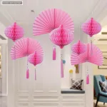 SET 3 QUẠT GIẤY có dây treo