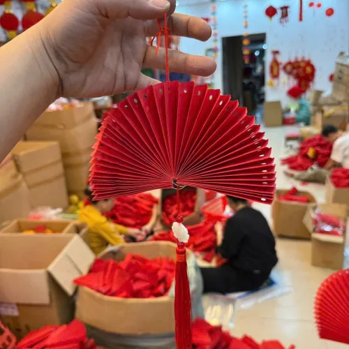 SET 3 QUẠT GIẤY có dây treo