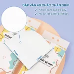 Set 4 Túi Khăn Giấy  Rút Treo Tường 4 Lớp Top Gia 1 Túi 1280 Tờ Đa Năng 34x8x16cm