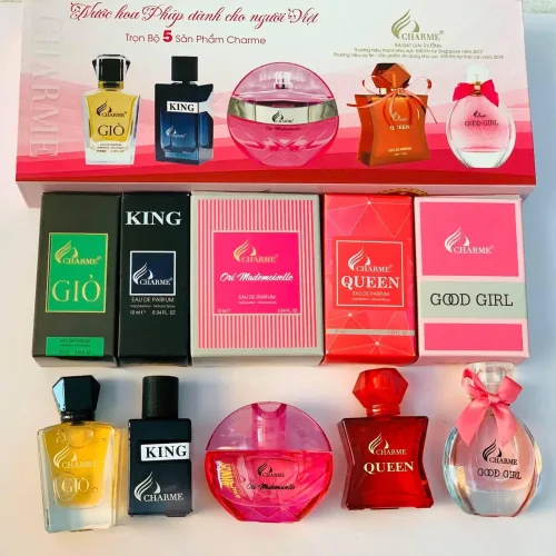 Set 5 Chai Nước Hoa Charme Mini 10ml