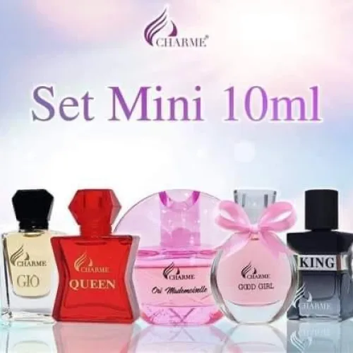 Set 5 Chai Nước Hoa Charme Mini 10ml