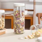 Set 5 Hũ Thủy Tinh Đựng Thực Phẩm - Lọ Thủy Tinh Đựng Đồ Khô 450 - 900 - 1400ml