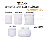 Set 5 Túi Lưới Giặt Quần Áo - Túi Giặt Đồ Máy Giặt