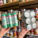 Set 6 Lon Nước Tăng Lực Bidrico Vị Chanh Bạc Hà - Nước Ngọt Bidrico Chanh Bạc Hà (325ml/Lon)