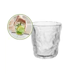 Set 6 Ly Thủy Tinh Lượn Sóng Nhỏ Cao Cấp 9x9.5cm