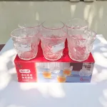 Set 6 Ly Thủy Tinh Lượn Sóng Nhỏ Cao Cấp 9x9.5cm