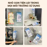 Set 6 Túi Khăn Giấy Rút Treo Tường Màu Xanh Có 4 Lớp Top Gia