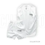 Set Bộ Nam Áo Ba Lỗ Phối Quần Short Thun In Logo Chữ Chicago