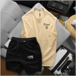 Set Bộ Nam Áo Thun Ba Lỗ & Quần Short Chicago In Chữ Phong Cách Trẻ Trung Năng Động Big Size