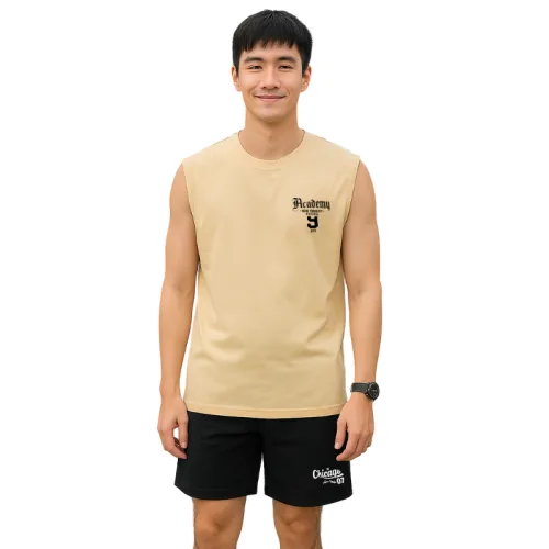 Set Bộ Nam Áo Thun Ba Lỗ & Quần Short Chicago In Chữ Phong Cách Trẻ Trung Năng Động Big Size