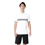 Set Bộ Nam Áo Thun Cổ Bẻ Phối Sọc Trước Ngực + Quần Short Thun (Big Size)