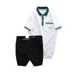 Set Bộ Nam - Áo Thun Nam Polo Cổ Bẻ Cá Sấu Poly Túi Nhỏ Thêu Logo Và Quần Short Kaki Co Giãn Phối Nút Cao Cấp (Có Size 36)
