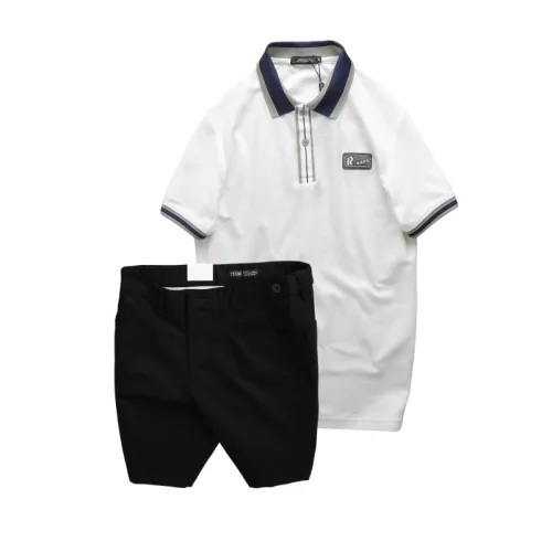 Set Bộ Nam - Áo Thun Nam Polo Cổ Bẻ Phối Tag Chữ Rears Và Quần Short Kaki Co Giãn Phối Nút Cao Cấp (Có Size 36)
