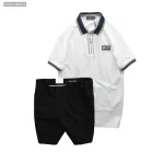 Set Bộ Nam - Áo Thun Nam Polo Cổ Bẻ Phối Tag Chữ Rears Và Quần Short Kaki Co Giãn Phối Nút Cao Cấp (Có Size 36)