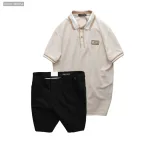 Set Bộ Nam - Áo Thun Nam Polo Cổ Bẻ Phối Tag Chữ Rears Và Quần Short Kaki Co Giãn Phối Nút Cao Cấp (Có Size 36)