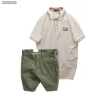 Set Bộ Nam - Áo Thun Nam Polo Cổ Bẻ Phối Tag Chữ Rears Và Quần Short Kaki Co Giãn Phối Nút Cao Cấp (Có Size 36)