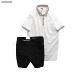 Set Bộ Nam - Áo Thun Nam Polo Cổ Bẻ Thêu Logo Đại Bàng Và Áo Thun Nam Polo Cổ Bẻ Thêu Logo Đại Bàng