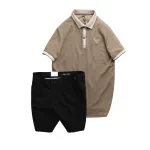 Set Bộ Nam - Áo Thun Nam Polo Cổ Bẻ Thêu Logo Đại Bàng Và Áo Thun Nam Polo Cổ Bẻ Thêu Logo Đại Bàng