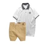 Set Bộ Nam Áo Thun Nam Polo Cổ Bẻ Thêu Logo R Style & Quần Short Kaki Co Giãn Phối Nút Cao Cấp (Có Size 36)