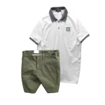 Set Bộ Nam Áo Thun Nam Polo Cổ Bẻ Thêu Logo R Style & Quần Short Kaki Co Giãn Phối Nút Cao Cấp (Có Size 36)