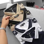Set Bộ Nam Áo Thun Polo Logo Trước Ngực & Phối Họa Tiết Chữ G & Quần Short Kaki Bền Đẹp Có Big Size
