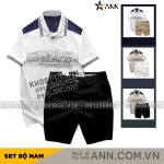 Set Bộ Nam Áo Thun Polo Pack Horse Họa Tiết Ngôi Làng Cổ Điển Quần Short Kaki Cao Cấp (Có Size 3x)