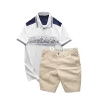 Set Bộ Nam Áo Thun Polo Pack Horse Họa Tiết Ngôi Làng Cổ Điển Quần Short Kaki Cao Cấp (Có Size 3x)