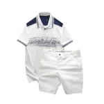 Set Bộ Nam Áo Thun Polo Pack Horse Họa Tiết Ngôi Làng Cổ Điển Quần Short Kaki Cao Cấp (Có Size 3x)