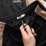 Set Bộ Nam Quần Short Áo Cổ Bẻ Thêu Logo Houston