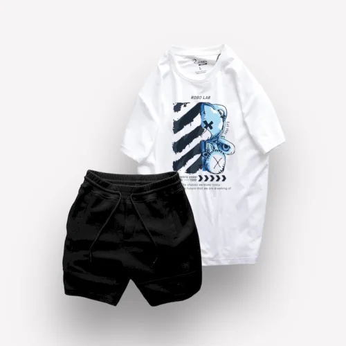6. Chọn cách giặt phù hợp với áo trắng in hình — Set bộ nam quần short thun