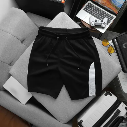 Set Bộ Nam - Set Bộ Áo Thun Nam Cổ Tròn In Chữ Trước Ngực & Quần Short Phối Sọc Màu Cao Cấp Bigsize