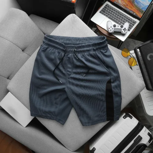Set Bộ Nam - Set Bộ Áo Thun Nam Cổ Tròn In Chữ Trước Ngực & Quần Short Phối Sọc Màu Cao Cấp Bigsize