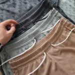 Set Bộ Nam Quần Short Áo Tay Ngắn In Logo Chìm Cao Cấp