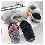 Set Dây Thun Buộc Tóc Có Túi Zip 18x12cm