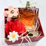 Set Hộp Quà Tặng Nước Hoa Charme Lonely Mùi Nữ 75ml - Hộp Hoa Rơm Nhiều Màu