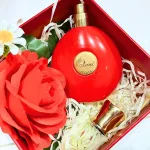 Set Hộp Quà Tặng Nước Hoa Nữ Charme Adore 50ml - Hộp Hoa Rơm Nhiều Màu