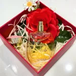 Set Hộp Quà Tặng Nước Hoa Nữ Charme Belle 60ml - Hộp Hoa Rơm Nhiều Màu