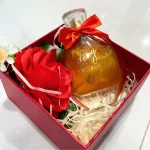 Set Hộp Quà Tặng Nước Hoa Nữ Charme Very Good Girl Xịt Có Kim Tuyến 100ml - Hộp Hoa Rơm Nhiều Màu
