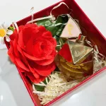 Set Hộp Quà Tặng Nước Hoa Nữ Good Charme Princess 50ml - Hộp Hoa Rơm Nhiều Màu