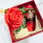 Set Hộp Quà Tặng Nước Hoa Nữ Good Charme Royal 50ml - Hộp Hoa Rơm Nhiều Màu