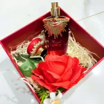 Set Hộp Quà Tặng Nước Hoa Nữ Good Charme Royal 50ml - Hộp Hoa Rơm Nhiều Màu