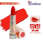 Set Hộp Quà Tặng Son Dưỡng Ẩm Môi Hàn Quốc Embisu Glowp Lip Tint - Hộp Hoa Rơm Nhiều Màu