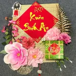 Set Mành Tre Vuông Nhiều Mẫu Ráp Sẵn Trang Trí Tết