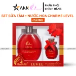 Set Quà Tặng Sữa Tắm Nước Hoa Charme Level 250ml + Nước Hoa Charme Level
