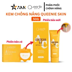Kem Chống Nắng Queenie Skin SPF50 PA+++ Dành Cho Da Hỗn Hợp Và Dầu 50g