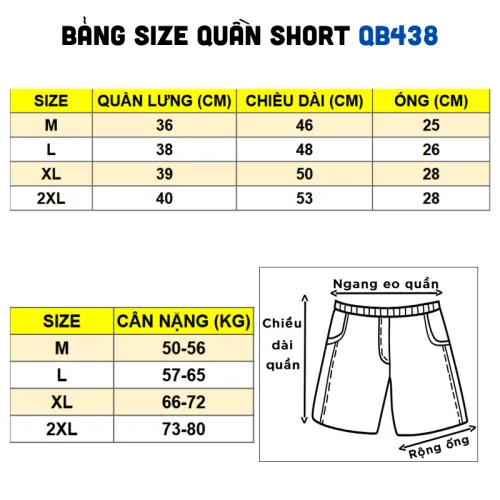 Quần Short Thun Nam Thêu Nổi Logo Chữ (Size Từ 50-80kg)