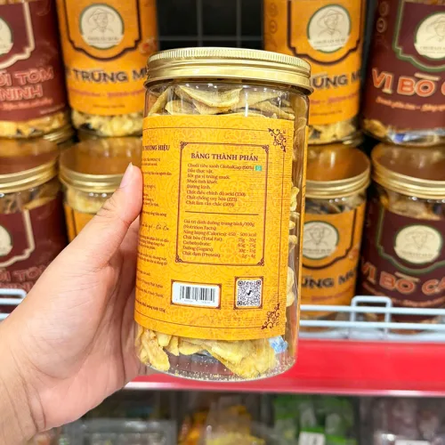 Snack Chuối Sấy Giòn Vị Trứng Muối 125g